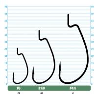 Крючок OWNER J - Light Worm Hook BC №1/0 6шт