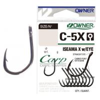 Крючок OWNER Carp Iseama X w/eye BC №4 9шт