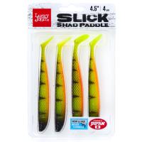 Виброхвосты съедобные Lucky John Series SLICK SHAD PADDLE 4.5in PG14