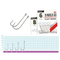 Одинарный крючок OWNER FLOAT RIGGER №10 (12шт)