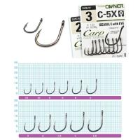 Крючок OWNER Carp Iseama X w/eye BC №8 11шт