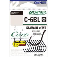 Крючок OWNER Carp Iseama BL w/eye BC №10 14шт