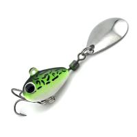 Тейл-спиннер UF Studio HURRICANE 10g GRIA Frog