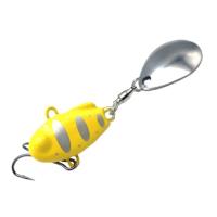 Тейл-спиннер UF Studio ТС-1 10г. #07 Желтый-Серебро