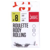 Вертлюги LJ Pro Series ROULETTE BODY ROLLING 008 10шт.