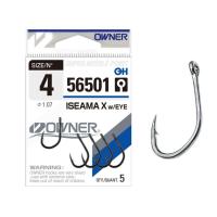 Крючок OWNER Iseama X w/eye BC №4 5шт
