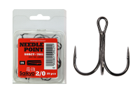 Крючки Saikyo тройн.7001BN №2/0 (3шт)