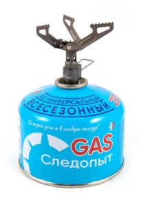 Плита порт. газовая "СЛЕДОПЫТ - Мечта Путешественника", титановая, Всего! 25 г/120/