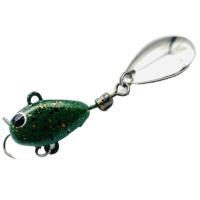 Тейл-спиннер UF Studio HURRICANE 7.5g Perl green