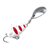 Тейл-спиннер UF Studio ТС-1 15г. #01 Белый-Красный