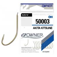 Крючок OWNER Akita Kitsune brown №15 14шт
