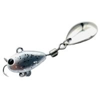 Тейл-спиннер UF Studio HURRICANE 7.5g Silver glitter