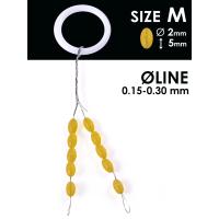 Стопоры резин. Salmo RUBBER BARREL STOPS р.002M 10шт.