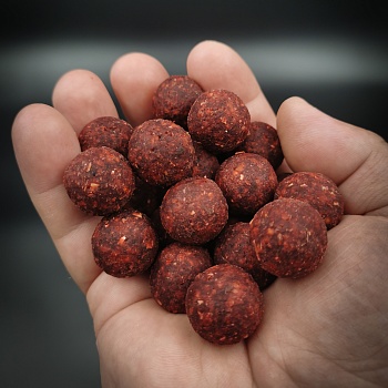 Прикормка рыболовная бойлы NICK BAITS GOLD "FISHFRUITS 20 мм" Королевская слива; пачка 1 кг,