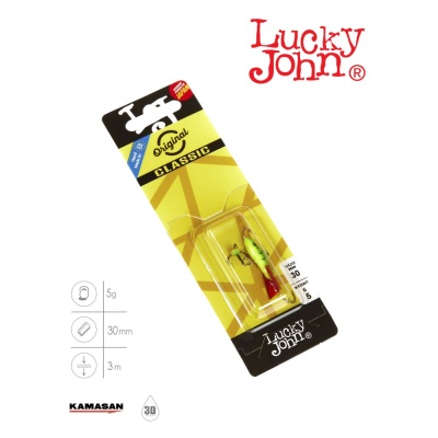 Балансир Lucky John CLASSIC 3 + тр. 30мм/36RT