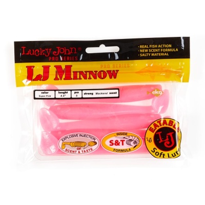 Виброхвосты съедоб. искусст. LJ Pro Series MINNOW 4.4in(11.10)/F05 5шт.