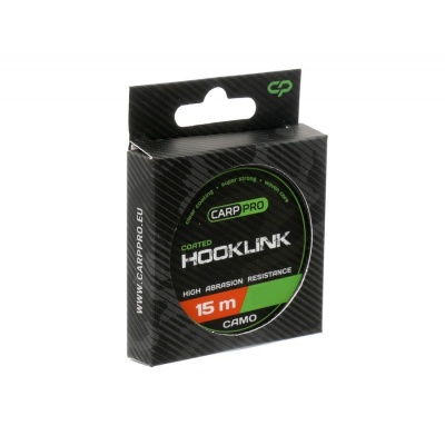 Поводковый без оболочки CARP PRO Sinking Hooklink Camo 25 LB 15m, шт