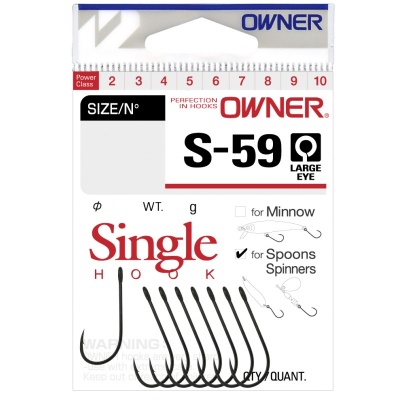 Крючок OWNER S-59 BC №4 7шт