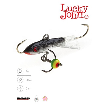 Балансир Lucky John CLASSIC 3 + тр. 30мм/13H