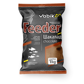 Прикормка Vabik FЕЕDER Шоколад 1кг