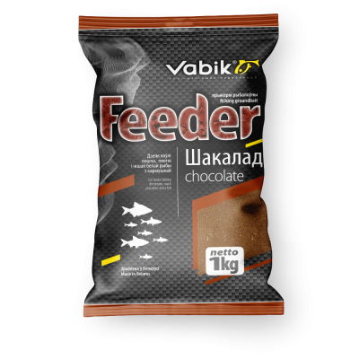 Прикормка Vabik FЕЕDER Шоколад 1кг