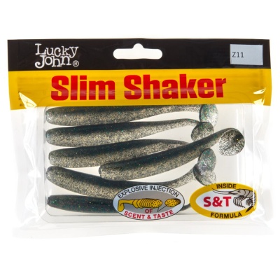 Виброхвосты съедоб. искусст. LJ Pro Series SLIM SHAKER 4in (10.00)/Z11 6шт.