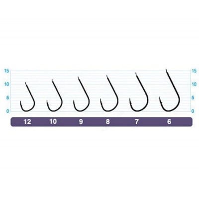 Крючок OWNER Ikura brown №8 17шт