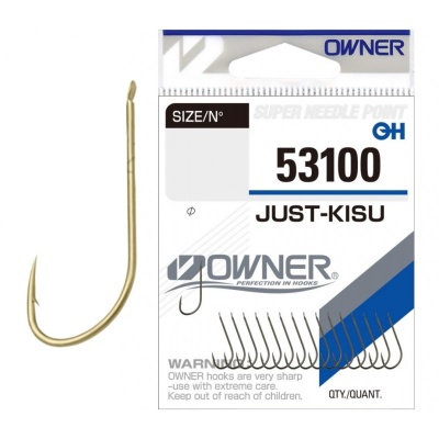 Крючок OWNER Just Kisu brown №16 16шт