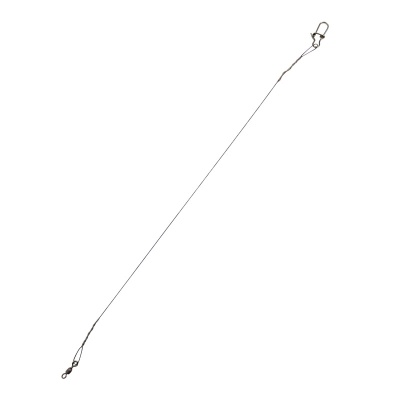 Поводок FLAGMAN Titanium Wire 9кг 20см 0,30мм 2шт
