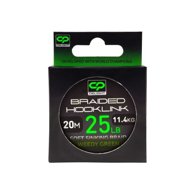 Поводковый материал CARP PRO Deligth Sinking Hooklink зеленый 25lb 20м