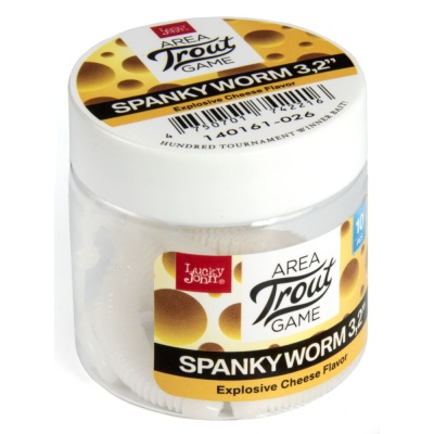 Слаги съедобные искусственные LJ Pro Series SPANKY WORM 3,2in (08.00)/026 10шт.