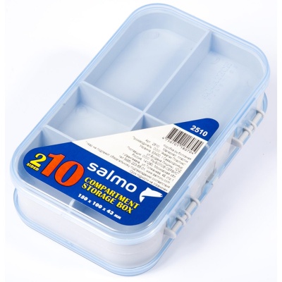Коробка рыболов. пласт. Salmo 10 двухстор