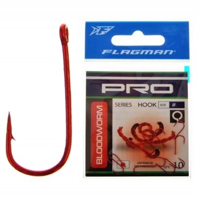 Крючки FLAGMAN Bloodworm Pro # 14 10шт