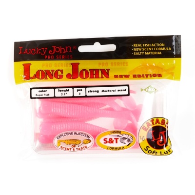 Виброхвосты съедоб. искусст. LJ Pro Series LONG JOHN 3.1in(07.90)/F05 8шт.