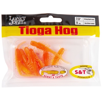 Виброхвосты съедоб. искусст. LJ Pro Series TIOGA HOG 2.5in (06.35)/T54 9шт.