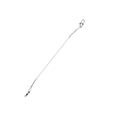 Поводок FLAGMAN Titanium Wire 2,4кг 7см 0,15мм 2шт