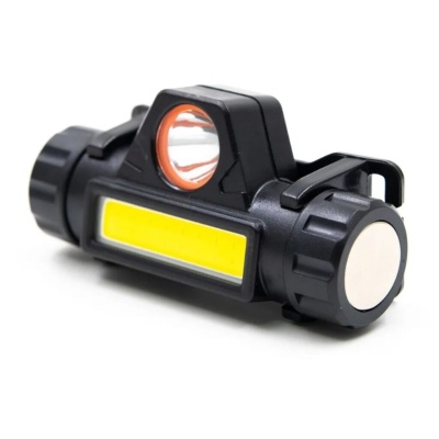 Фонарь налобный "СИБИРСКИЙ СЛЕДОПЫТ-Спектр", съемный, 1 LED + 1 COB, аккум.1x2200mAh/120/