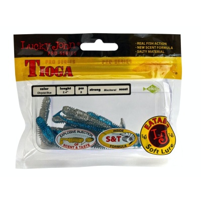 Виброхвосты съедобные искусственные LJ Pro Series TIOGA 06.20/T05 9шт.