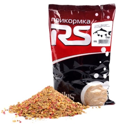 Прикормка рыболовная RUTILUS "RS" "Карп крупный XXL" 1 кг