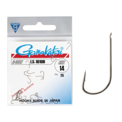 Крючки рыболовные Gamakatsu LS-1010B HOOKS BRONZE #14 (25 шт)