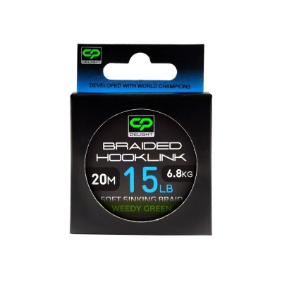 Поводковый материал CARP PRO Deligth Sinking Hooklink зеленый 15lb 20м