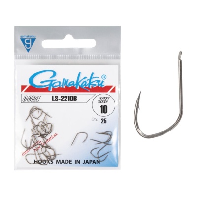 Крючки рыболовные Gamakatsu LS-2210B HOOKS BRONZE #10 (25 шт)
