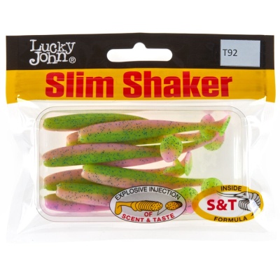 Виброхвосты съедоб. искусст. LJ Pro Series SLIM SHAKER 3in (07.60)/T92 9шт.
