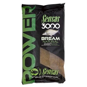 Прикормка Sensas 3000 POWER ROACH Natural 1кг, ФРАНЦИЯ