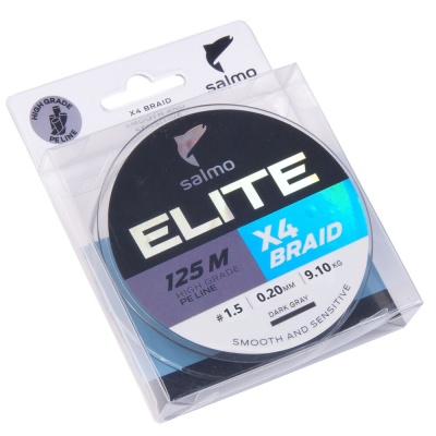 Шнур плет. Salmo Elite х4 BRAID Dark Gray 125/010