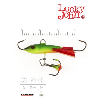 Балансир Lucky John CLASSIC 3 + тр. 30мм/26RT