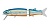 Воблер Составной Strike Pro Glider 105, 14,4гр 0,3-0,8м  A150-713 UV Blue Silver OB