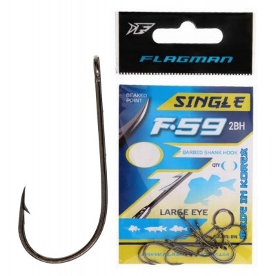 Крючок FLAGMAN Single F-59-2BH №1