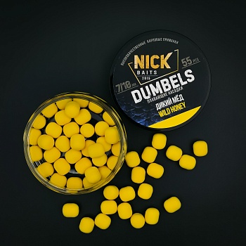 Насадки NICK BAITS "Dumbels" 7/10 мм Дикий мёд/Wild honey