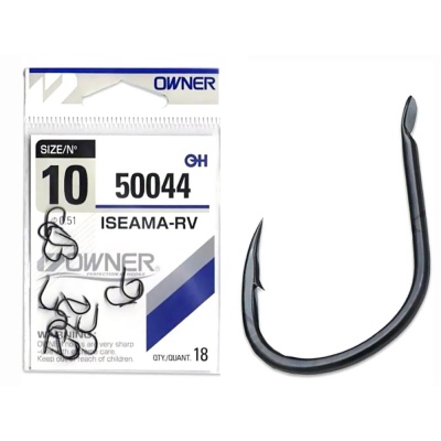 Крючок OWNER Iseama Rv black №10 14шт